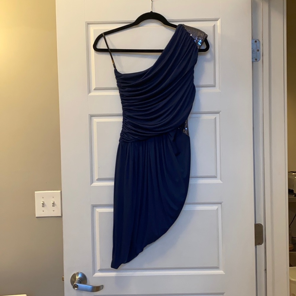 Blue/navy one should dress with sequin details
